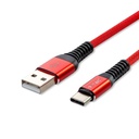¬[VZ17268] CABLE USB 1M. TIPO C ROJO GOLD SERIES