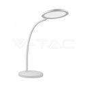 ¬[VZ17346] LÁMPARA DE MESA LED 7W CUERPO BLANCO REGULABLE 3000K