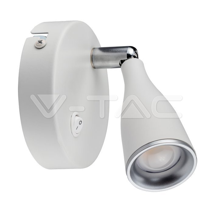 ¬[VZ17350] APLIQUE DE PARED 4.5W CUERPO BLANCO 3000K