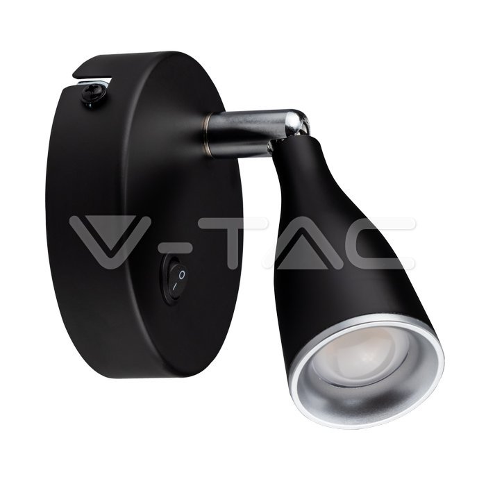 ¬[VZ17352] APLIQUE DE PARED 4.5W COLOR NEGRO 3000K