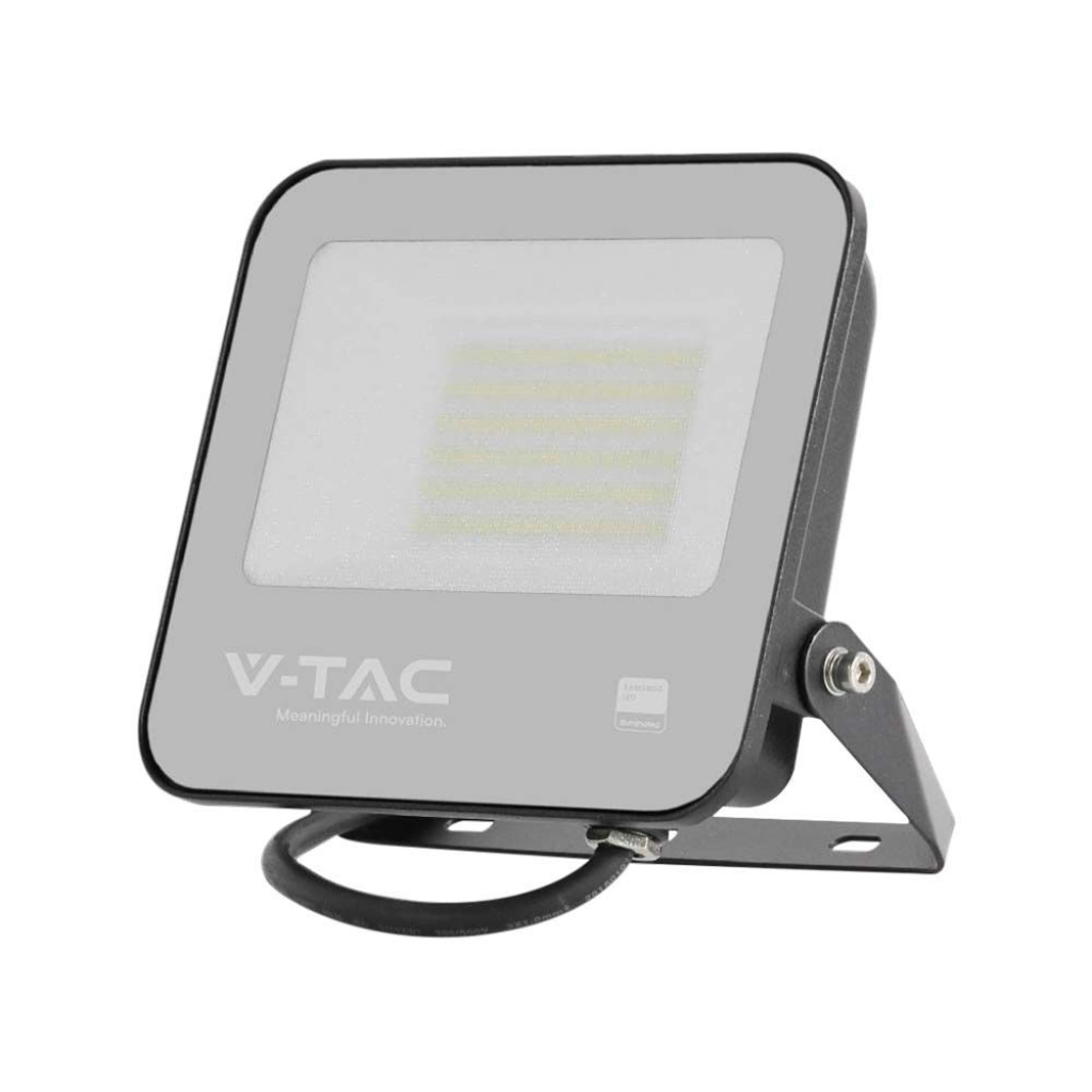 ¬[VZ17688] PROYECTOR LED V-TAC 50W CHIP SAMSUNG SMD 5740LM 115° COLOR NEGRO IP65 4000K