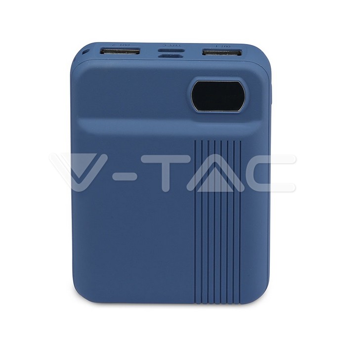 ¬[VZ17706] POWER BANK 10000MAH BATERÍA EXTERNA PORTABLE COLOR AZUL OSCURO