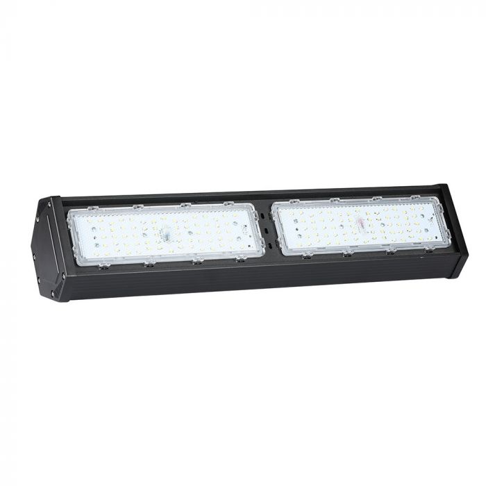 ¬[VZ1782] CAMPANA LINEAL LED 100W CHIP SAMSUNG CUERPO NEGRO 120LM/W 4000K