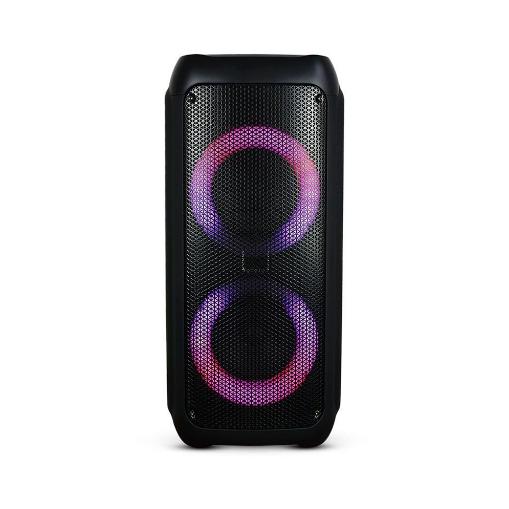 ¬[VZ17962] ALTAVOZ PORTÁTIL CON CARRITO DE 35W RECARGABLE MICRÓFONO CON CABLE CONTROL DE RF RGB 2 X 6 5 PULGADAS