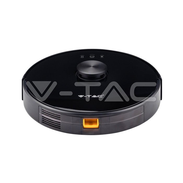 ¬[VZ17984] ROBOT ASPIRADOR DE CARGA AUTOMÁTICA LÁSER COMPATIBLE CON AMAZON ALEXA & GOOGLE HOME NEGRO