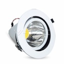 ¬[VZ2034] DOWNLIGHT LED 20W COB CUERPO BLANCO 3000K