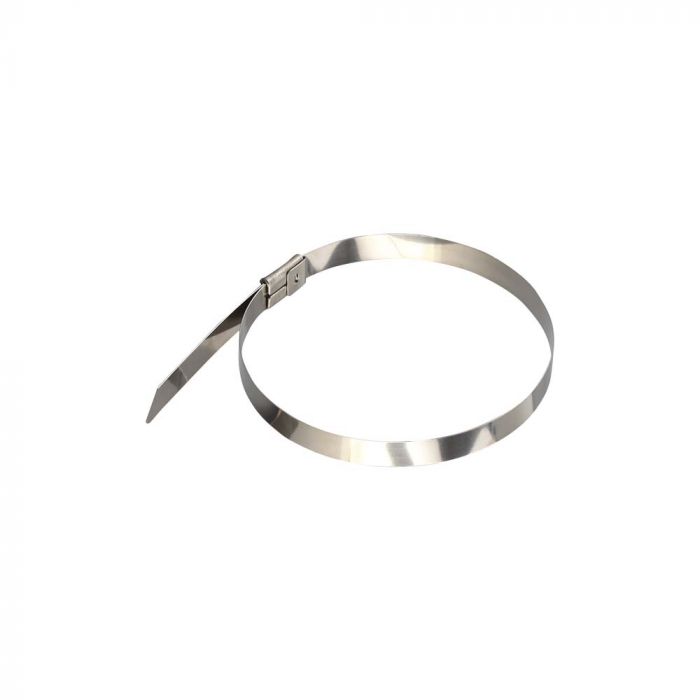 ¬[VZ20680] BRIDA PARA CABLES DE ACERO INOXIDABLE 4.6MMX250MM