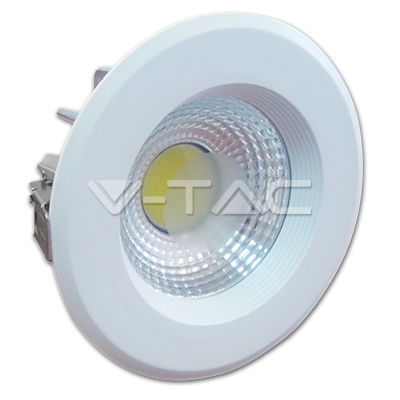 ¬[VZ2204] DOWNLIGHT LED 10W COB REFLECTOR CUERPO BLANCO 2700K
