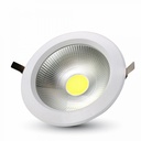 ¬[VZ2206] DOWNLIGHT LED 20W COB REFLECTOR CUERPO BLANCO 6000K