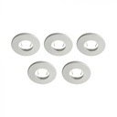 ¬[VZ22554] EMBELLECEDOR PARA DOWNLIGHT CON CLASIFICACIÓN CONTRA INCENDIOS PUSH & LOCK BLANCO IP20 (5 UNID.S/PACK)