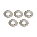 ¬[VZ22568] EMBELLECEDOR PARA DOWNLIGHT CON CLASIFICACIÓN CONTRA INCENDIOS PUSH & LOCK NÍQUEL SATINADO IP65 5 UNID.S/PACK