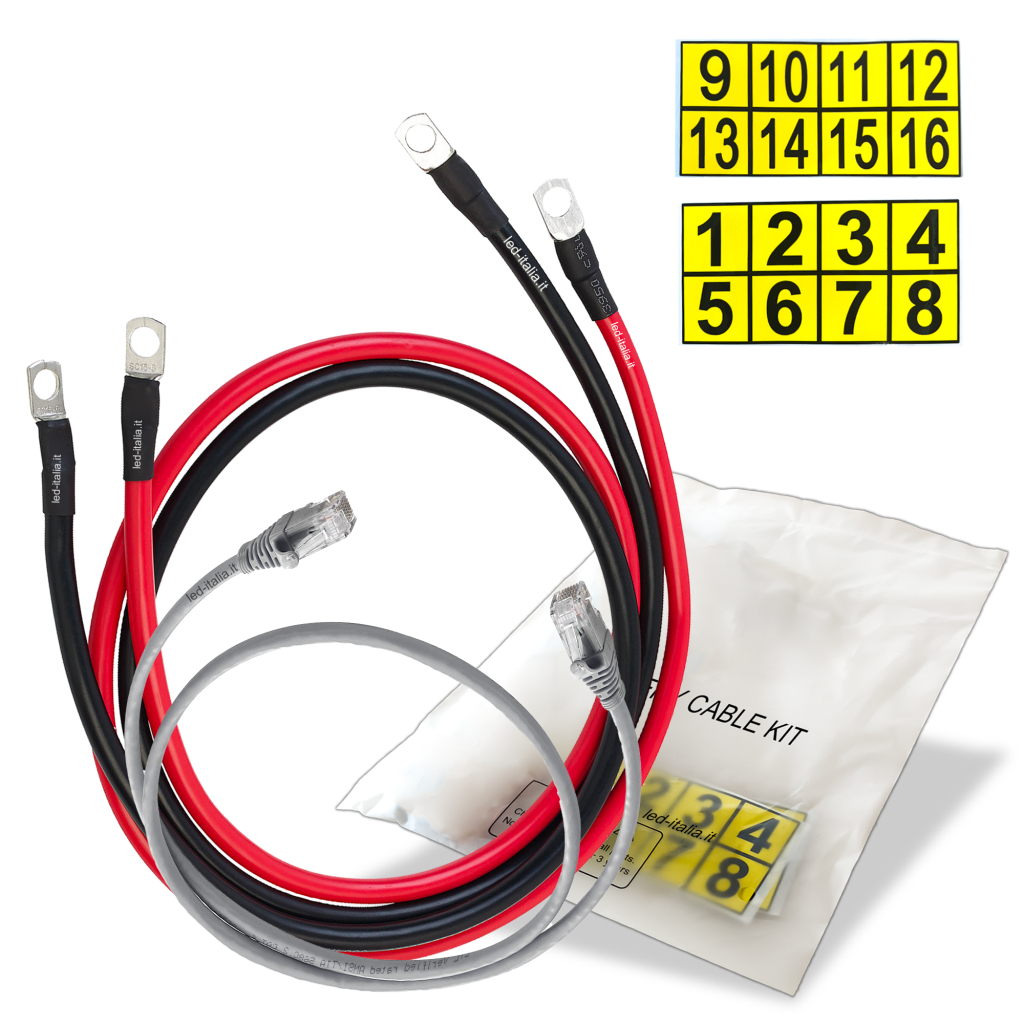 ¬[VZ232586] CABLES PARA CONEXIÓN EN PARALELO DE BATERÍA A BATERÍA (PARA VS23052)