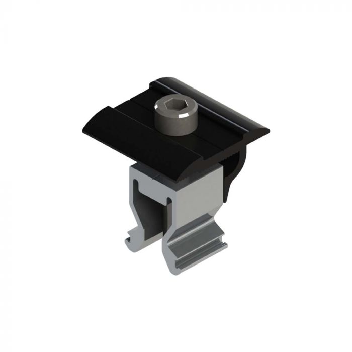 ¬[VZ23500] ABRAZADERA UNIVERSAL NEGRA 35-46MM ALUMINIO 605 T5 & SS