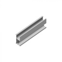 ¬[VZ23584] CARRIL DE MONTAJE DE ALUMINIO DE 3 3 ANODIZADO PLATEADO