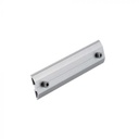 ¬[VZ23588] EMPALME DE RIEL DE ALUMINIO CON PERNO DE FIJACIÓN DE 2 PIEZAS PLATA ANODIZADA