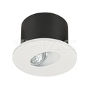 ¬[VZ2416] BALIZA DE PELDAÑO LED REDONDA 3W LUZ OBLICUA IP20 4000K
