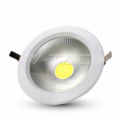 ¬[VZ2440] DOWNLIGHT LED 40W COB CUERPO BLANCO 3000K