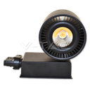 ¬[VZ2468] FOCO DE CARRIL LED 33W COB CRI>95 CUERPO NEGRO 4000K