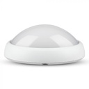 ¬[VZ2530] PLAFÓN LAMPARA LED 8W ÓVALO CUERPO BLANCO IP66 6400K