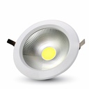 ¬[VZ2552] DOWNLIGHT LED 30W COB REDONDO A++ 120 LM/W 3000K