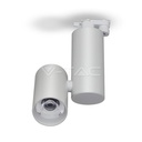 ¬[VZ2584] FOCO DE CARRIL LED 30W CUERPO BLANCO 3000K