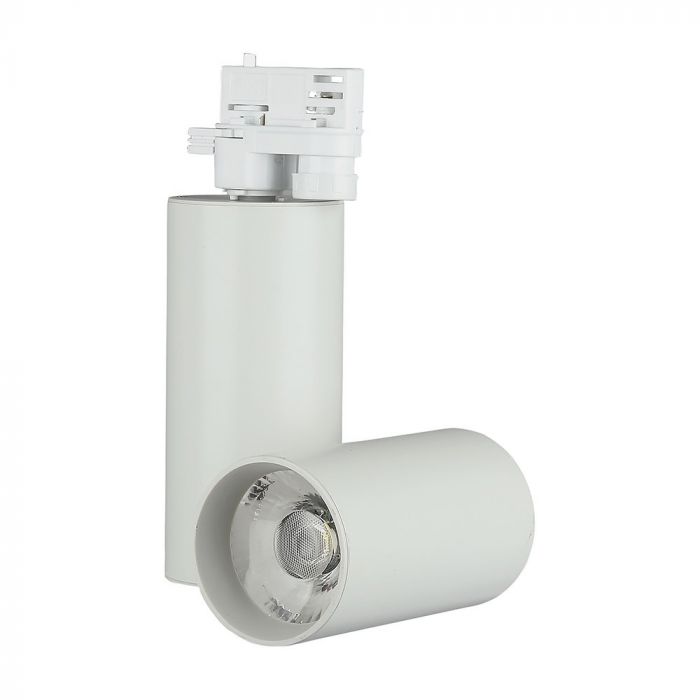 ¬[VZ2586] FOCO DE CARRIL 30W CUERPO BLANCO 4000K