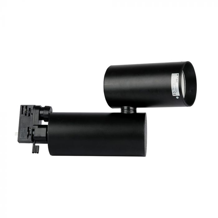¬[VZ2592] FOCO DE CARRIL LED 30W CUERPO NEGRO 4000K