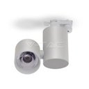 ¬[VZ2596] FOCO DE CARRIL LED 15W CUERPO BLANCO 3000K