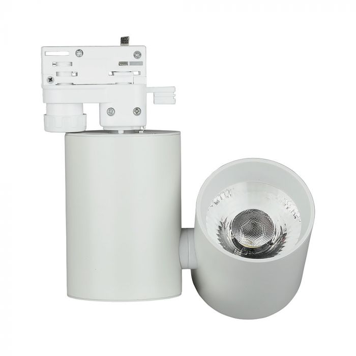 ¬[VZ2598] FOCO DE CARRIL LED 15W CUERPO BLANCO 4000K
