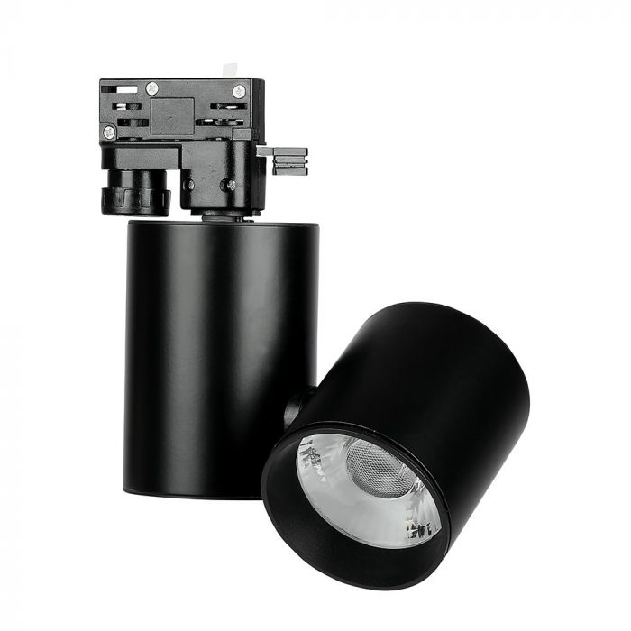 ¬[VZ2604] FOCO DE CARRIL LED 15W CUERPO NEGRO 4000K