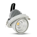 ¬[VZ2610] DOWNLIGHT LED 33W ZOOM CUERPO REDONDO BLANCO 4000K