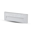 ¬[VZ2652] BALIZA LED 3W CUERPO BLANCO RECTANGULAR IP65 4000K