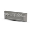 ¬[VZ2660] BALIZA LED 3W CUERPO GRIS RECTANGULAR IP65 4000K