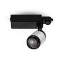 ¬[VZ2664] FOCO DE CARRIL LED 10W CUERPO NEGRO Y BLANCO 3000K