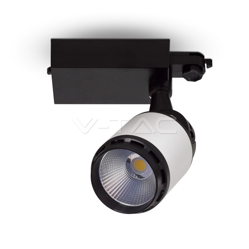 ¬[VZ2678] FOCO DE CARRIL LED 35W CUERPO NEGRO&BLANCO 4000K