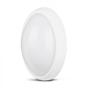 ¬[VZ2706] PLAFÓN LED 12W IP54 ÓVALO CUERPO BLANCO 6400K