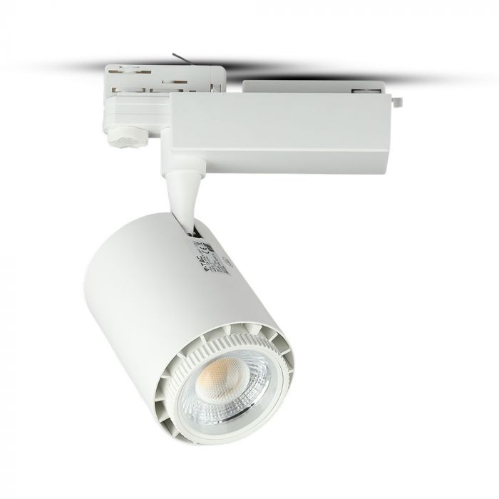 ¬[VZ2824] FOCO DE CARRIL LED 45W COB CUERPO BLANCO CCT