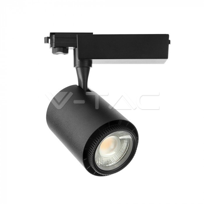¬[VZ2826] FOCO DE CARRIL LED 45W COB CUERPO NEGRO CCT