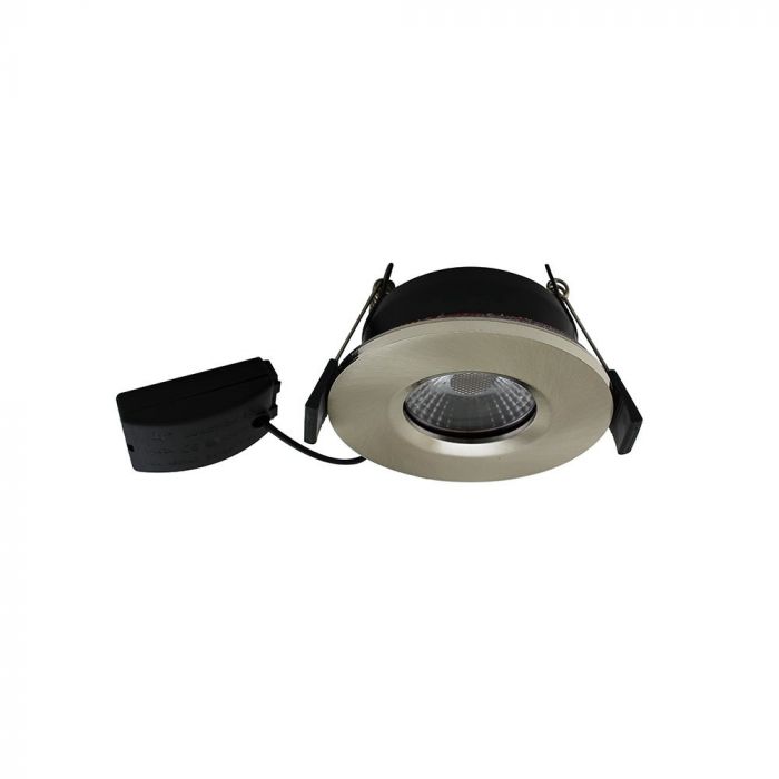 ¬[VZ2842] DOWNLIGHT LED 7W IGNÍFUGO MARCO NÍQUEL SATINADO 6400K