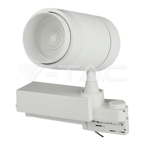 ¬[VZ2916] FOCO DE CARRIL LED 35W CONTROL POR BLUETOOTH CUERPO BLANCO CCT