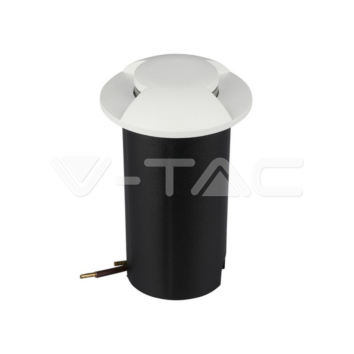 ¬[VZ2930] BALIZA LED 1W CUERPO BLANCO 2 DIRECCIONES 3000K