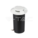 ¬[VZ2938] BALIZA PARA EMPOTRAR EN SUELO 1W  BLANCO 4 DIRECCIONES 3000K