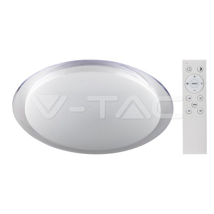 ¬[VZ29482] PLAFÓN LED 40W CON MANDO REGULABLE ÓVALО 3ЕN1