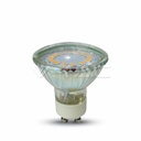 ¬[VZ3302] BOMBILLA LED 5W GU10 CRISTAL CON LENTE 3000K