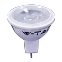 ¬[VZ3362] BOMBILLA LED 2W MR11 12V POLICARBONATO BLANCO 6000K