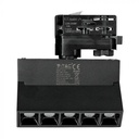 ¬[VZ40002] FOCO DE CARRIL LINEAL LED 12W CHIP SAMSUNG NEGRO 4000K