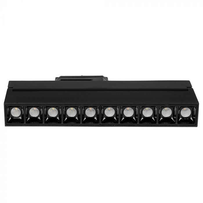 ¬[VZ40014] FOCO DE CARRIL LINEAL LED 25W CHIP SAMSUNG NEGRO 4000K