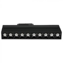 ¬[VZ40014] FOCO DE CARRIL LINEAL LED 25W CHIP SAMSUNG NEGRO 4000K