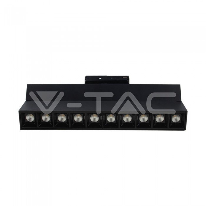 ¬[VZ40016] FOCO DE CARRIL LINEAL LED 25W CHIP SAMSUNG NEGRO 5700K