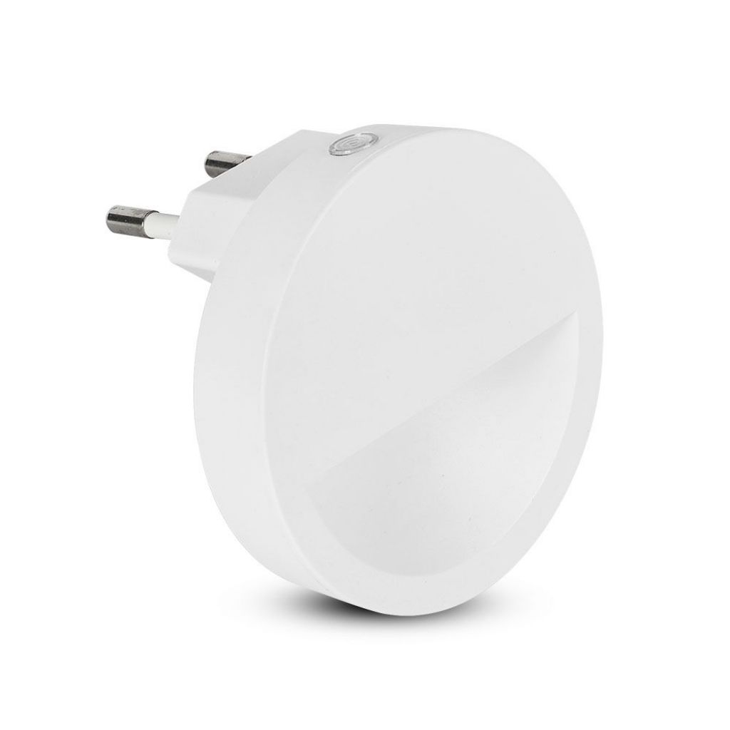 ¬[VZ40034] LÁMPARA LED ENCHUFABLE DE NOCHE LED 0,45W CHIP SAMSUNG CUERPO REDONDO 3000K